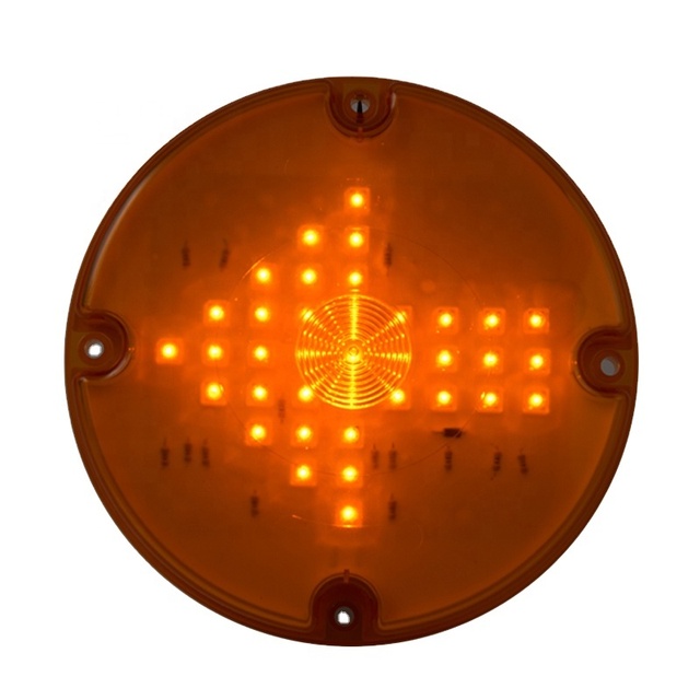 Round School Bus Stop Turn Tail Lamps Amber Waterproof IP67 Best Choice Good Price 10-30V 7 Inch LED Lamp Universal 10W PC Lens
