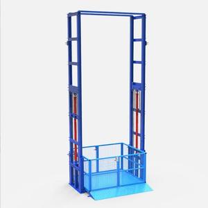 8m 500kg entrepôt de fret extérieur ascenseur de fret électrique hydraulique marchandises motorisé Rail de guidage sous-sol bricolage plate-forme de <span class=keywords><strong>Table</strong></span> élévatrice - Product Image 3