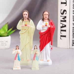 Artesanía de resina personalizada, Estatua de la Virgen María, <span class=keywords><strong>sacerdote</strong></span>, serie religiosa, adorno de resina para interiores - Product Image 2