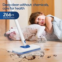 Mop X5 Basic, Mopa 5 en 1, Limpiador a Vapor Manual Multiusos para el Hogar, con Kit de Accesorios Opcionales de 18 Piezas