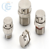 Laiton IP68 avec éclairage LED étanche respirant plaqué nickel soupape de ventilation respirante étanche prise de Ventilation d'air à vis M6