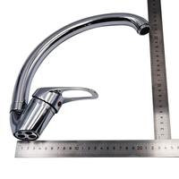 Robinet de cuisine moderne à levier unique col de cygne, mitigeur d'évier, mitigeur de lavabo chaud/froid, en alliage de zinc, en céramique, CE, 2021