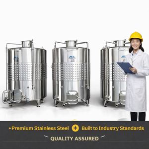 Fermentador de Acero Inoxidable de 10000 Litros para Levadura, Cerveza de Sidra, Vino de Plátano, Máquina para Hacer Vino, Tanques de Fermentación - Product Image 4