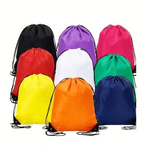 Custom Waterproof Travel Promotional Polyester Gym <b>Drawstring</b> <b>Backpack</b> Gym <b>Drawstring</b> Bags - Product Image 2
