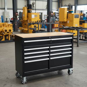 CYD Heavy Duty 9-Drawer <strong>Tool</strong> Chest Rolling <strong>Cabinet</strong> With Wheels OEM 500kg Load Capacity &amp; Keyed Lock For Garage Workshop - Product Image 1