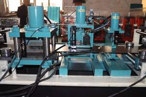 מכונת ייצור דלת פלדה מכונת ייצור מסגרת דלת פלדה מדורג אש מסגרת דלת פלדה רול להרכיב מכונת ייצור יצרן - Product Image 3