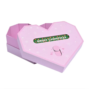 Boîte de papier cadeau de luxe biodégradable recyclable boîte cadeau et en forme de coeur pour la Saint-Valentin en gros - Product Image 1