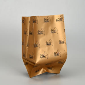 カスタムプリント平底PETプラスチック包装袋PEプロテインパウダーコーヒー豆食品グレード1kg 3kgバルブジッパー付き - Product Image 2