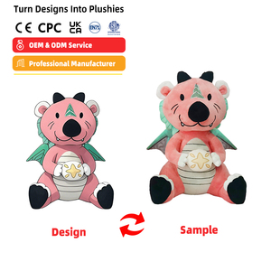 Peluche <span class=keywords><strong>Dragon</strong></span> de Haute Qualité, Design Animal, Jouets en Peluche Personnalisés - Product Image 4