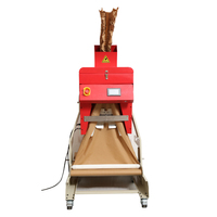 Machine d'emballage de coussin de papier kraft remplissant le papier de coussin de coupe de vide du matériau d'emballage avec la forme de rectangle
