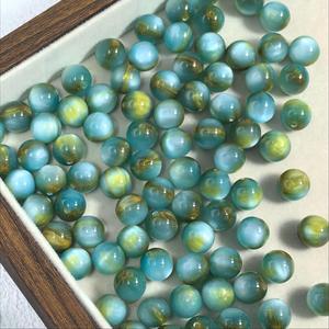 100 piezas/bolsa de materiales de plástico con efecto ojo de gato, diseño Noche Estrellada de <span class=keywords><strong>Van</strong></span> <span class=keywords><strong>Gogh</strong></span>, para pulseras, collares y joyería DIY hecha a mano - Product Image 3