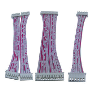 2468 rot weißer Flach draht elektronischer Kabelbaum <span class=keywords><strong>2</strong></span> <span class=keywords><strong>3</strong></span> 4 5 6 9 12-poliges Stromkabel - Product Image 5