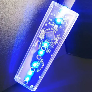 OEM LED trasparente <span class=keywords><strong>M</strong></span>.<span class=keywords><strong>2</strong></span> USB 3.1 a 10G velocità Mobile Hard Disk Box NVME/NGFF <span class=keywords><strong>2</strong></span> In 1 doppio protocollo Computer esterno stato solido - Product Image 5