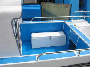 고급 스포츠 리버 세일링 요트 (유리섬유 선체 및 선외 엔진, 낚시 및 레저용으로 맞춤 제작 가능) - Product Image 3