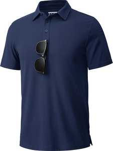 Polo de Punto 100% Algodón, Color Personalizado, Manga Corta, para Hombre, Ropa Casual de Golf - Product Image 1