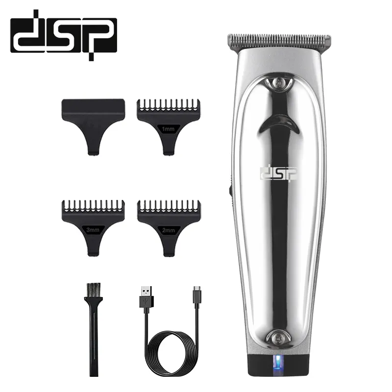 DSP-cortapelos profesional de peluquero para hombre, recortador de pelo eléctrico recargable de alta calidad, sin cables