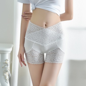 <strong>Women's</strong> Low-Rise Boyshort Floral Lace <strong>Bikini</strong> <strong>Shorts</strong> <strong>with</strong> V Shape Tummy Control Sexy Style Waist Logo - Product Image 2