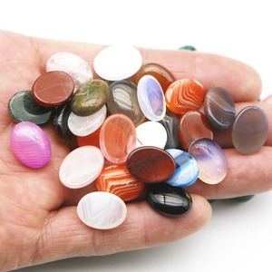 Cabochons en cristal <span class=keywords><strong>de</strong></span> guérison mixte <span class=keywords><strong>de</strong></span> petite taille pierre précieuse ovale à dos plat pour la fabrication <span class=keywords><strong>de</strong></span> bijoux - Product Image 6
