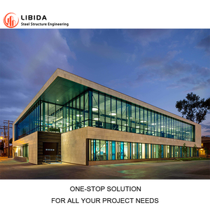 Сборный жилой коммерческий дом трехэтажные офисные здания стальная конструкция сборный жилой дом - Product Image 2