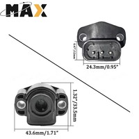 Sistemas Eléctricos para Automóviles 4761871 4761871AC Sensor de Posición del Acelerador TPS para Jeep Wrangler Grand Cherokee Chrysler