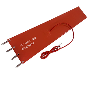 custom 797.6x160x1.5mm 1000w drum heater electric heating tape for <b>pipes</b> bearing strip/nitrous bottle heater 220v - Product Image 3