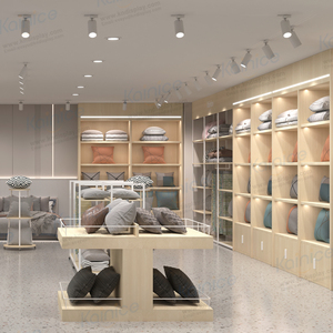 Kainice Hiện Đại Đồ gia dụng Led bằng gỗ cổ Đệm gối hiển thị đứng tủ bộ đồ giường kệ gỗ dán gỗ cho cửa hàng bán lẻ - Product Image 6