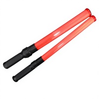 En stock – Bâton de signalisation de 54 cm, lampe torche d'urgence, bâton de sécurité incendie, bâton de commande portatif