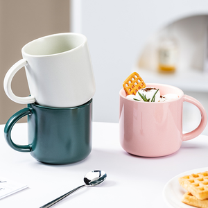 Large Capacity <b>Simple</b> Porcelain Mug Office Use Business Gifts Food Safe Reusable <b>Microwave</b> Dishwasher Safe Customizable Logo - Product Image 3