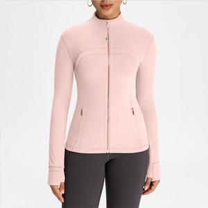 Whosale Premium Women's High Elasticity Slim Fit Yoga <b>Jacket</b> - Breathable <b>Workout</b> Top for Yoga & Gym - Product Image 4