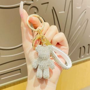 Porte-clés Ours Créatif de Luxe Fait Main avec Strass, Style Punk, pour Femme, Sac, Voiture, Pendentif, Cadeau - Product Image 5