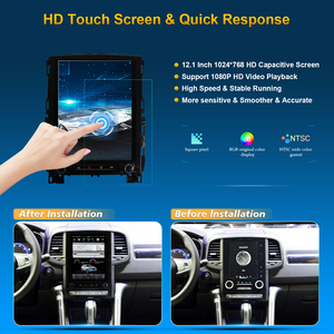 Reproducción de vídeo para coche Qualcomm Core <span class=keywords><strong>Android</strong></span> 11 IPS pantalla GPS navegación soporte <span class=keywords><strong>Bluetooth</strong></span> para Renault KOLEOS 2016- /Megane 4 2017- - Product Image 3