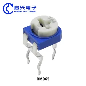 Wh06 tông đơ chiết 100r-1m rm065 có thể điều chỉnh điện trở 0.1W dọc tông đơ b50k 9mm trượt chiết áp