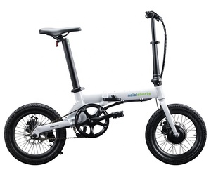 จักรยานไฟฟ้าพับได้ Naicisports ขนาด 16 นิ้ว ทำจากอลูมิเนียม |   จักรยานยนต์ไฟฟ้า Urban Leisure 1 สปีด 36V 5.2Ah ยางล้อขนาดใหญ่ มอเตอร์ดุมล้อหลัง เบรกดิสก์ - Product Image 2