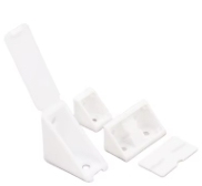 Accessoires de meubles : Supports d'angle en plastique, Code de fixation, Support d'angle à angle droit, Renfort d'angle - Product Image 2