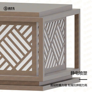 Lámpara de pilar solar minimalista moderna, lámpara para puerta de patio, lámpara de pared para exteriores, lámpara de pilar impermeable y antioxidante - Product Image 3