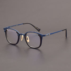 MM-0057 Luxe Titanium Optische Brilmonturen Van Hoge Kwaliteit Lichtgewicht Full-Rim Ontwerp Voor Recepten Solide Brillen - Product Image 3