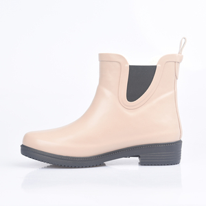 <span class=keywords><strong>Stivali</strong></span> da Pioggia in <span class=keywords><strong>Gomma</strong></span> da Donna con Fodera in Lana al 30% Colore <span class=keywords><strong>Beige</strong></span> - Product Image 3