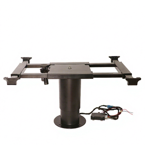 Mesa Eléctrica Elevable para RV, de Aleación de Aluminio, Ajustable en Cuatro Direcciones, Convertible en Cama con Almacenamiento en las Patas - Product Image 1