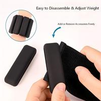 Poids de poignet et de cheville en silicone écologique et durable de 2 lb, personnalisables avec logo, réglables, pour femmes (bracelet de bras/jambe)