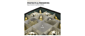 Boîte de rangement pour décorations de Noël personnalisée de haute qualité, rouge de Noël, multifonctionnelle, en tissu non tissé, couvercle détachable, très populaire - Product Image 6