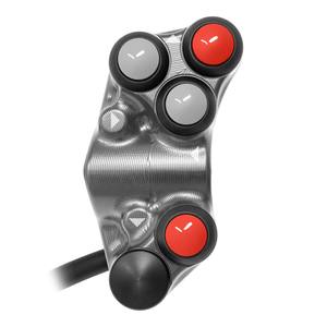 Interruttore Manubrio Sinistro per Triumph Street Triple 765 R (Titanio) - Product Image 4