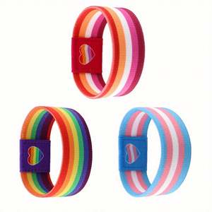 Custom Elastic Wristband <b>Rainbow</b> <b>Bracelet</b> NFC Rfid Wristband Men Armband Sport Wrist Band Elastic Bangle <b>Bracelet</b> - Product Image 1