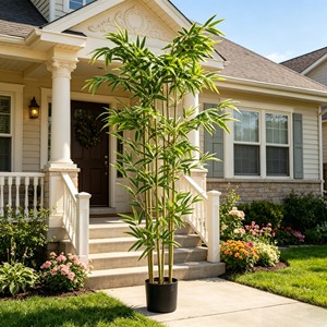 Wholesale Tall <b>Artificial</b> Bamboo – Faux Plant for Commercial Landscaping & Poolside Decor - Product Image 5