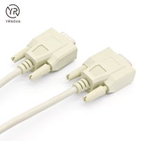 Cable de extensión personalizado DB9 macho a hembra RS232 Cable serie D-Sub de 9 pines con aislamiento de PVC para uso en computadora
