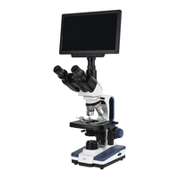 NK-350TLCD10 40X-2500X Digital Biological Microscope With 10.1-Inch LCD Screen Monitor Built-In 2.0MP Microscope Camera