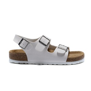 Sandalias Roman Gladiator Suede Milano, Fabricante de Sandalias Ortopédicas de Gamuza, Soporte de Arco, Plantilla Suave de Corcho, Precio de Fábrica - Product Image 2