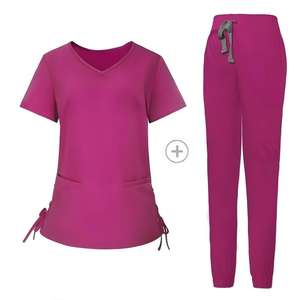 Uniforme Médico Estilo Cargo, Transpirable, Resistente a las Manchas, Antiarrugas y Duradero para Uso Hospitalario - Product Image 1