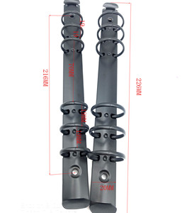 Reliures à anneaux <span class=keywords><strong>m</strong></span>étalliques YXQ en laiton antique, or, noir, argent, multicolores, 3 trous, format <span class=keywords><strong>M</strong></span>, fabrication chinoise, sur mesure - Product Image 2