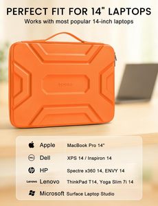 Housse d'<span class=keywords><strong>ordinateur</strong></span> <span class=keywords><strong>portable</strong></span> haut de gamme, sac à bandoulière, sac d'<span class=keywords><strong>ordinateur</strong></span> antichoc, étui de transport imperméable en EVA - Product Image 5