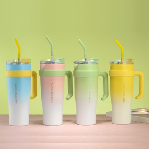 Meilleures ventes : Gobelets isothermes <span class=keywords><strong>Stan</strong></span> Termo Handle de 40 oz, Tasses d'hiver isolées, Gobelets à paille en acier inoxydable, Gobelets Stanl Queachers - Product Image 1